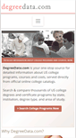Mobile Screenshot of degreedata.com